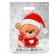 Package "Bear with Gifts", polyethylene with a cut pen, GL 40 x 31 cm, 60 μm