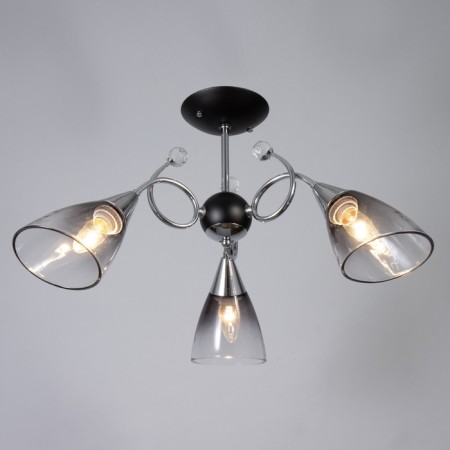 Chandelier "Marianna" 3he27 40w Black 69x69x32.5cm Bayerlux-1