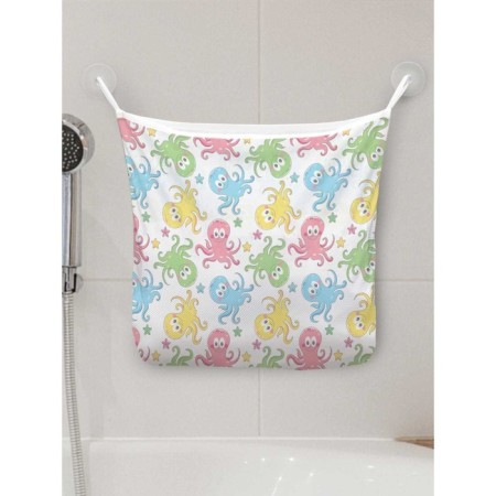 Organizer in a bath on suction cups "Color Oskoli", for storing toys and trifles, size 33x39 cm