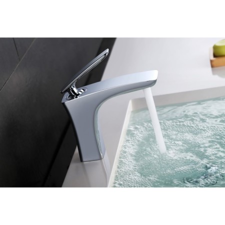 LEMARK LM6806C washbasin mixer, monolithic, chromium color-1