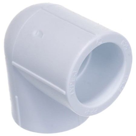 Aqualink square, polypropylene, d = 25 mm, 90 °-1