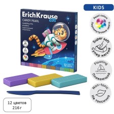 Plasticine 12 colors 216g Erichkrause 