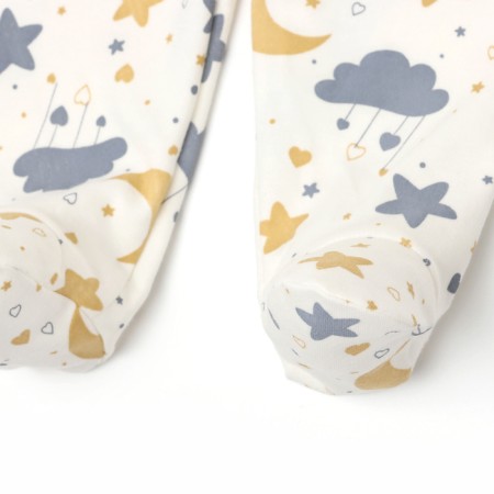 Children's sliders, white color/stars, height 80-2