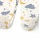 Children's sliders, white color/stars, height 80