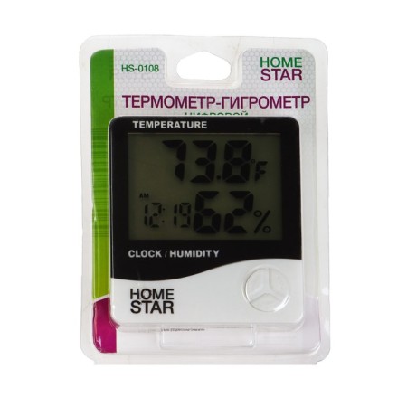 Homestar HS-0108, digital, indoor, moisture measurement, white-4