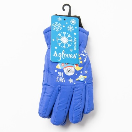 Children's gloves, indigo color, size 14 (3-6 years)-4