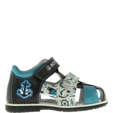 Baby sandals, size 20, dark blue color