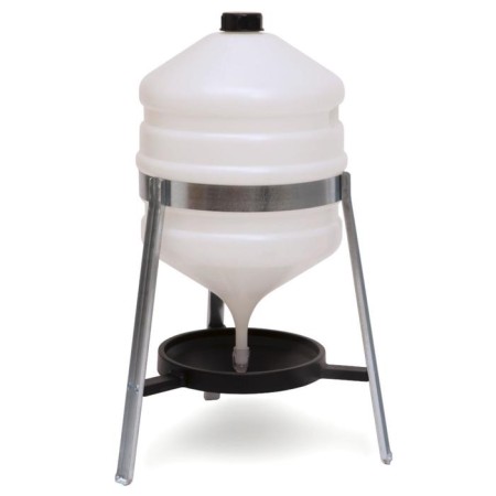 Vacuum drinker for poultry, 30 l, on the legs
