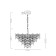 Suspended lamp 60W, 9XE14, 34x50 cm, chrome