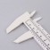Eyebrow marking, 21 × 7.5 cm, white color
