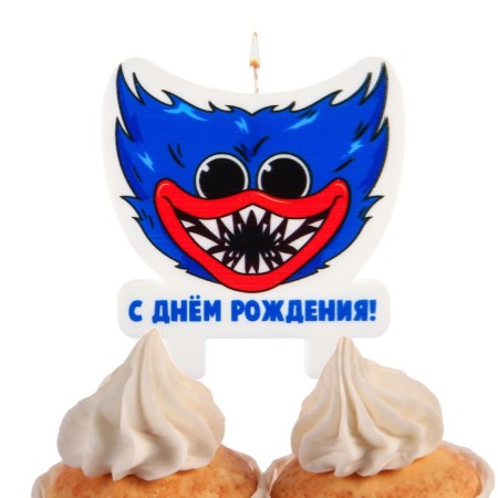 Candle for Cake "Happy Birthday!", Monster-3