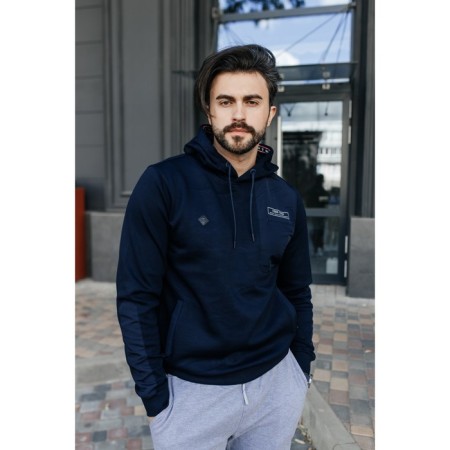 Male jumper, size 46, dark blue color
