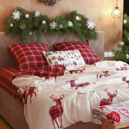 Scottish Deer 2 joint venture 2 joint venture 175x215 cm, 200x220 cm, 70x70 cm -2 pcs, poplin 125 g/m2