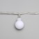Garland “thread” 5 m with nozzles “White Balls”, IP20, transparent thread, 30 LED, white glow, 8 modes, 220 V