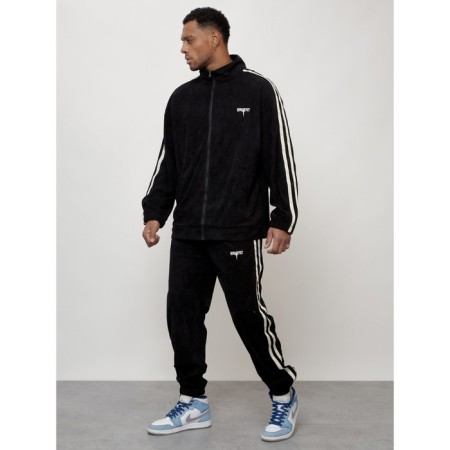 Sports suit men's, size 50, black color-1