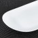 Oval porcelain oval porcelain, 28 × 16 cm, white color