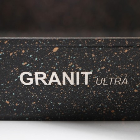Baking sheet Granit Ultra, 40 × 29.5 × 5 cm, anti -stick coating, black color-4