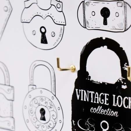 Open "locks" 5 hooks, 23x32 cm-2