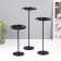 Summary metal per 1 candle d = up to 8 cm "Astr" set 3 pcs 10.5x10.5x22.5 17.5 12.5 cm
