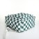 Youth backpack from textiles, 4 pockets, white/green color