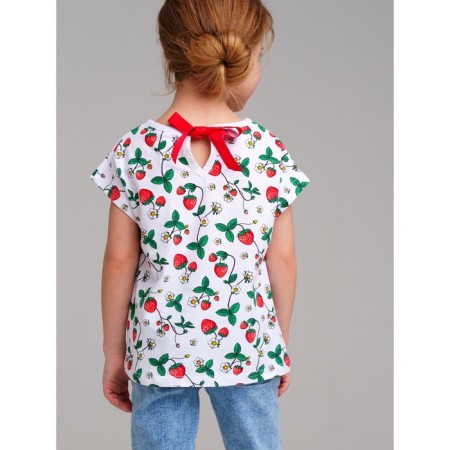 Футболка для девочки PlayToday, рост 98 см-1
