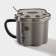 Ceramic Tiger Coramic mug, 350 ml, gray color