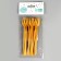 Plastic forks, set 12 pieces, color gold