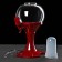 Beer Tower "Sphere", 3 l, red color