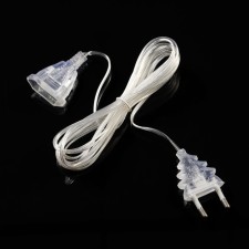 Extension cord for indoor garlands, 3 m, transparent thread, UMS-Vilka