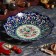 Rishtan ceramics "Flowers", 33 cm, blue