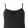 Night shirt female, black color, size 48