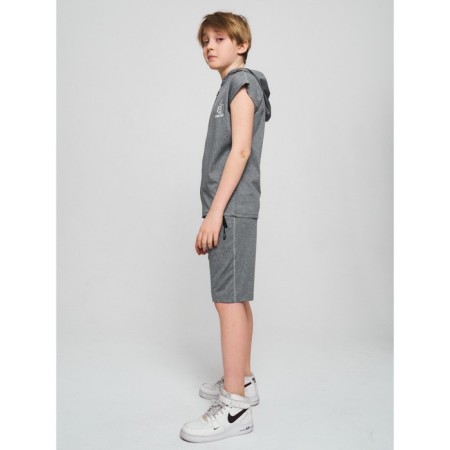 Sports suit for a boy, height 170 cm, light gray color-1