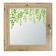 Window 90x90 cm, "leaflets", single -chamber double -glazed window, needles