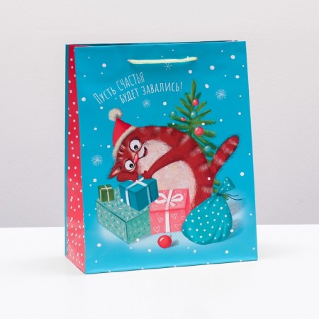 Gift package "Cat in gifts", 26 x 32 x 12 cm