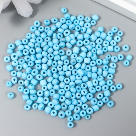 Round beads 6/0 "Blue" 20 g