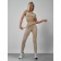 Sports suit female, size 44, beige color