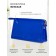 Cosmetic bag, 24x7x16 cm, blue-orange