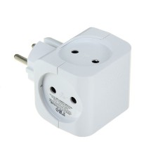 SP-4-W, 4 sockets, 16 A, without salary, white, white