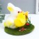 Easter souvenir "Rabbit and two chicken on the grass with a flower" 12x12x10.5 cm