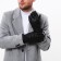 Gloves male, dimensionless, with insulation, black color