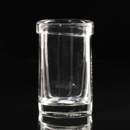 VAZA-Sub-3 VAZA-3, with a white candle, 10x15 cm, cylinder, glass-1