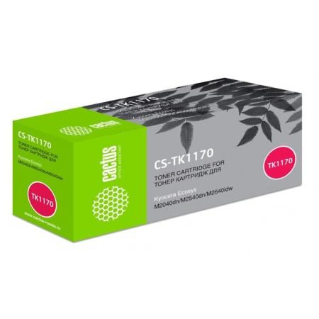 Cactus CS-TK1170 TK-1170 cartridge, for KyoCera Ecosys M2040DN/ M2540DN, 7200 pages, black color black