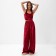 Home Women's Pants KAFTAN "velvet", 52-54, burgundy