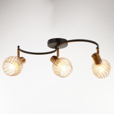 STAST CHAST 58702/3 3x60W E14 gold/black 53x17x13 cm