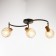 STAST CHAST 58702/3 3x60W E14 gold/black 53x17x13 cm