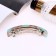 Hair hairpin "Amber" 9 cm, mix