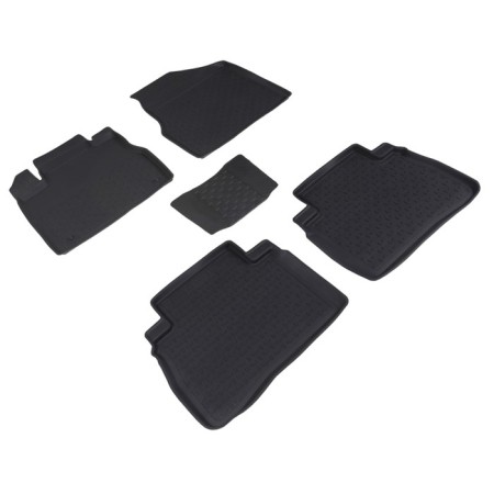 Rubber rugs with a high side for Nissan Murano II, 2008-2015