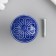 Pen for the casket ceramics, metal "Flower" dark blue 3.9x3.9x3.1 cm
