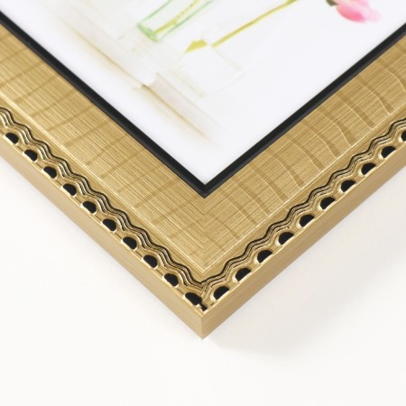 Photo frame plastic 10x15 cm "Tanzania" gold 18.7x13.7x1.2 cm-3