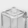 Glass mug with Homemade lid, 450 ml, green color